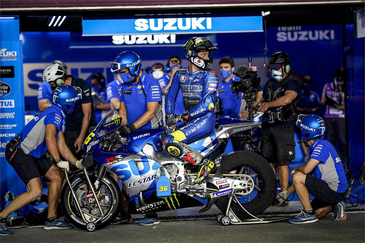 2021年MotoGP第2戦ドーハGP予選　ジョアン・ミル（チーム・スズキ・エクスター）