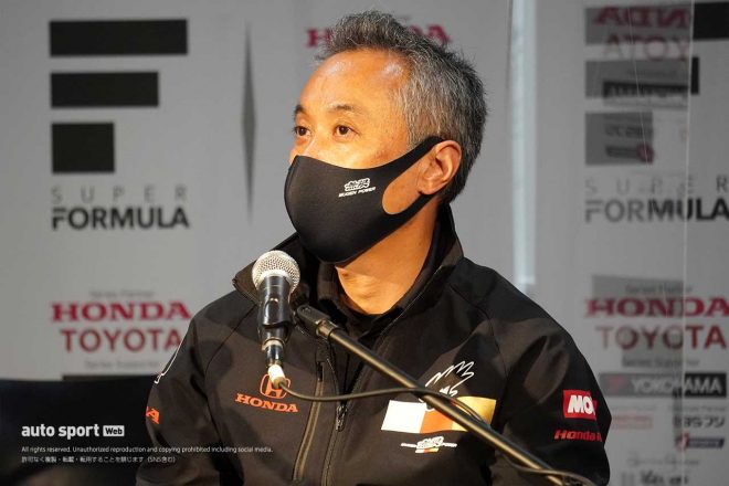 2021スーパーフォーミュラ第1戦富士 田中洋克監督(TEAM MUGEN)