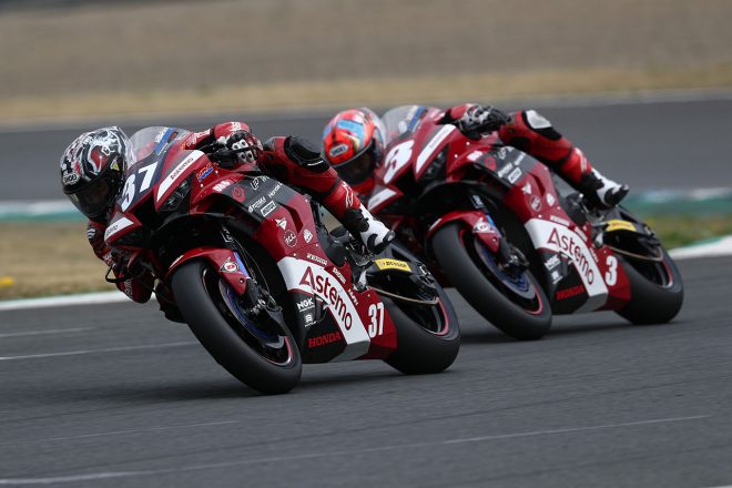 渡辺一馬、作本輝介（Astemo Honda Dream SI Racing）／2021年全日本ロード第1戦もてぎ ST1000