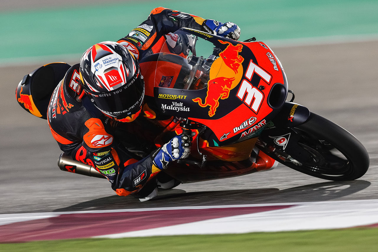 MotoGP2021第2戦ドーハGP　Moto3クラス　ペドロ・アコスタ（Red Bull KTM Ajo）