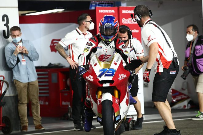 2021年MotoGP第2戦ドーハGP　Moto2クラス 小椋藍（IDEMITSU Honda Team Asia）