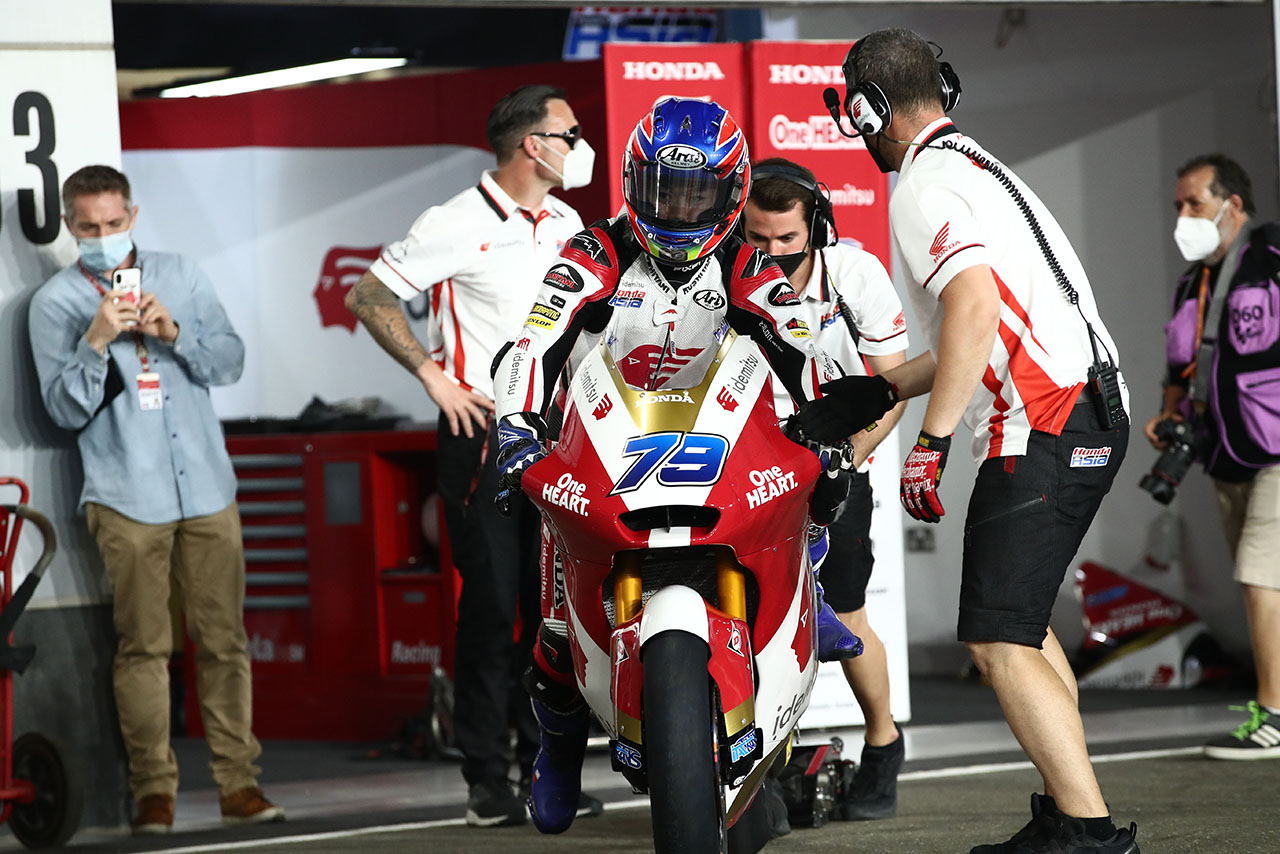 2021年MotoGP第2戦ドーハGP　Moto2クラス 小椋藍（IDEMITSU Honda Team Asia）