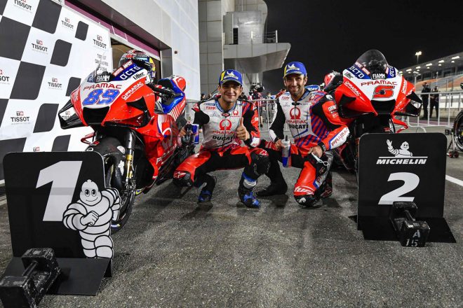 2021年MotoGP第2戦ドーハGP　MotoGPクラス　ホルヘ・マルティン　ヨハン・ザルコ（プラマック・レーシング）