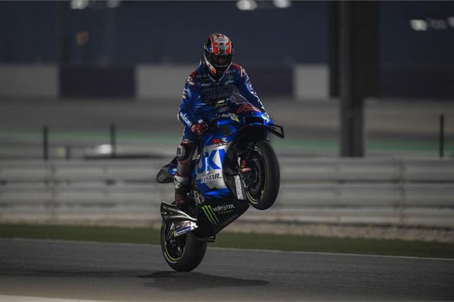 2021年MotoGP第2戦ドーハGP　MotoGPクラス　アレックス・リンス（チーム・スズキ・エクスター）