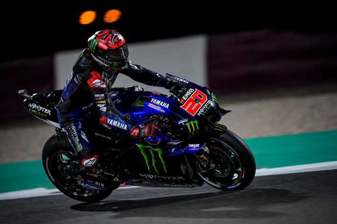 2021年MotoGP第2戦ドーハGP　ファビオ・クアルタラロ（モンスターエナジー・ヤマハMotoGP）が優勝を飾る