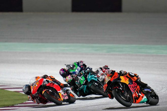 2021年MotoGP第2戦ドーハGP　ポル・エスパルガロ、ステファン・ブラドル（レプソル・ホンダ・チーム）