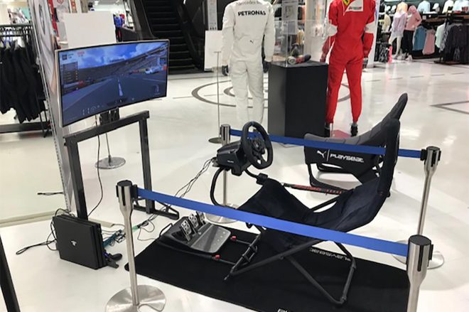 『PUMA MOTORSPORT POP-UP』店舗の様子