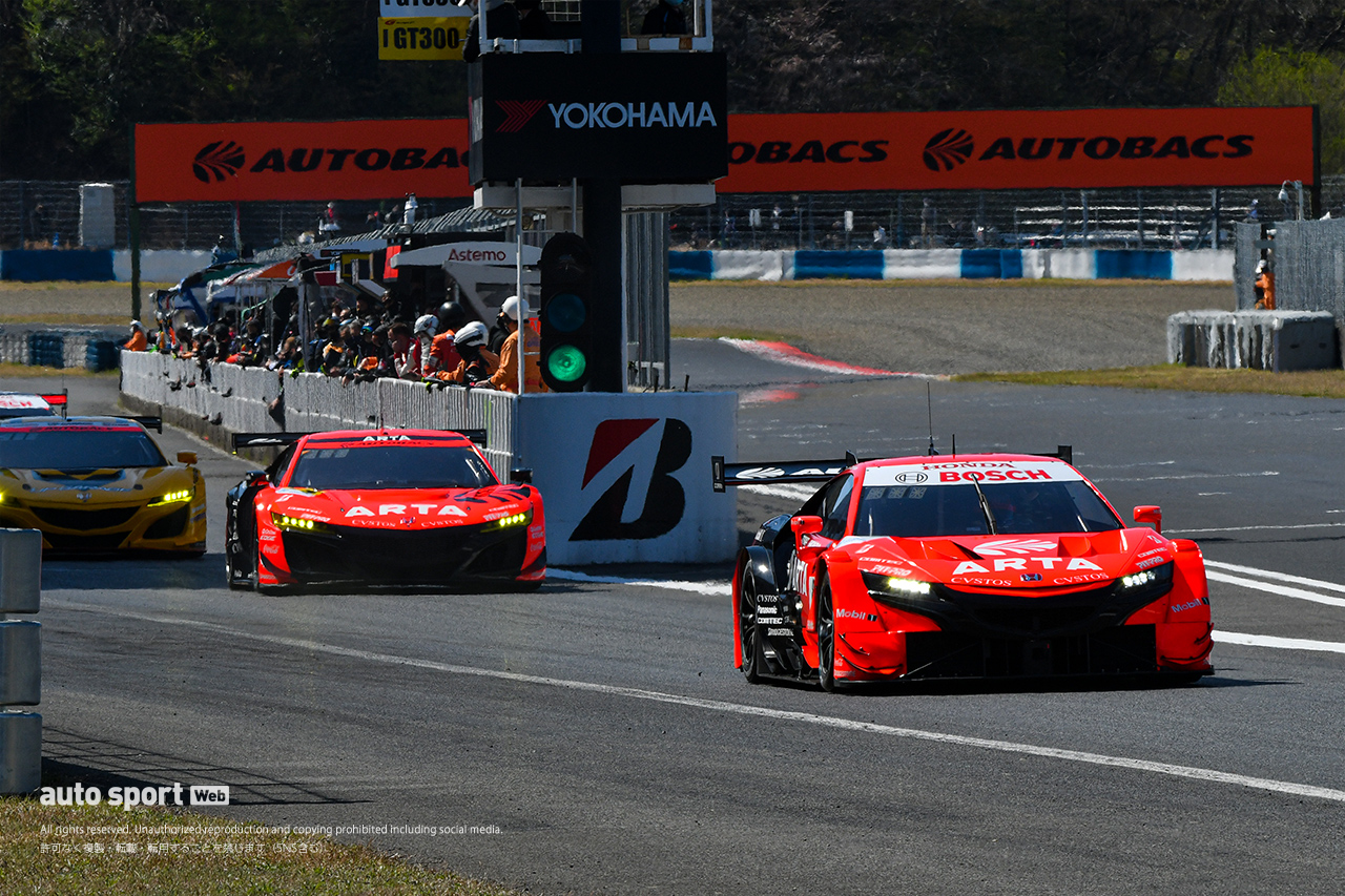 2021スーパーGT第1戦岡山　ARTA NSX-GT（野尻智紀／福住仁嶺）