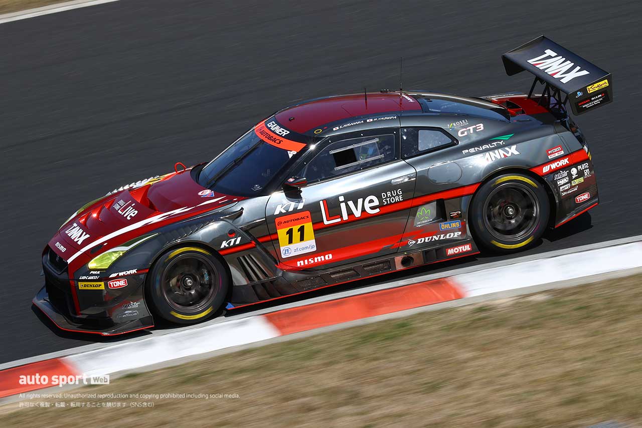 2021スーパーGT第1戦岡山　GAINER TANAX GT-R（平中克幸／安田裕信）