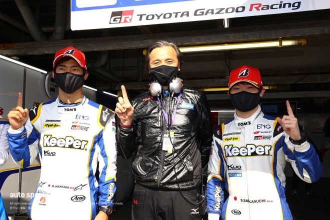 2021スーパーGT第1戦岡山　KeePer TOM’S GR Supra（平川亮／阪口晴南）