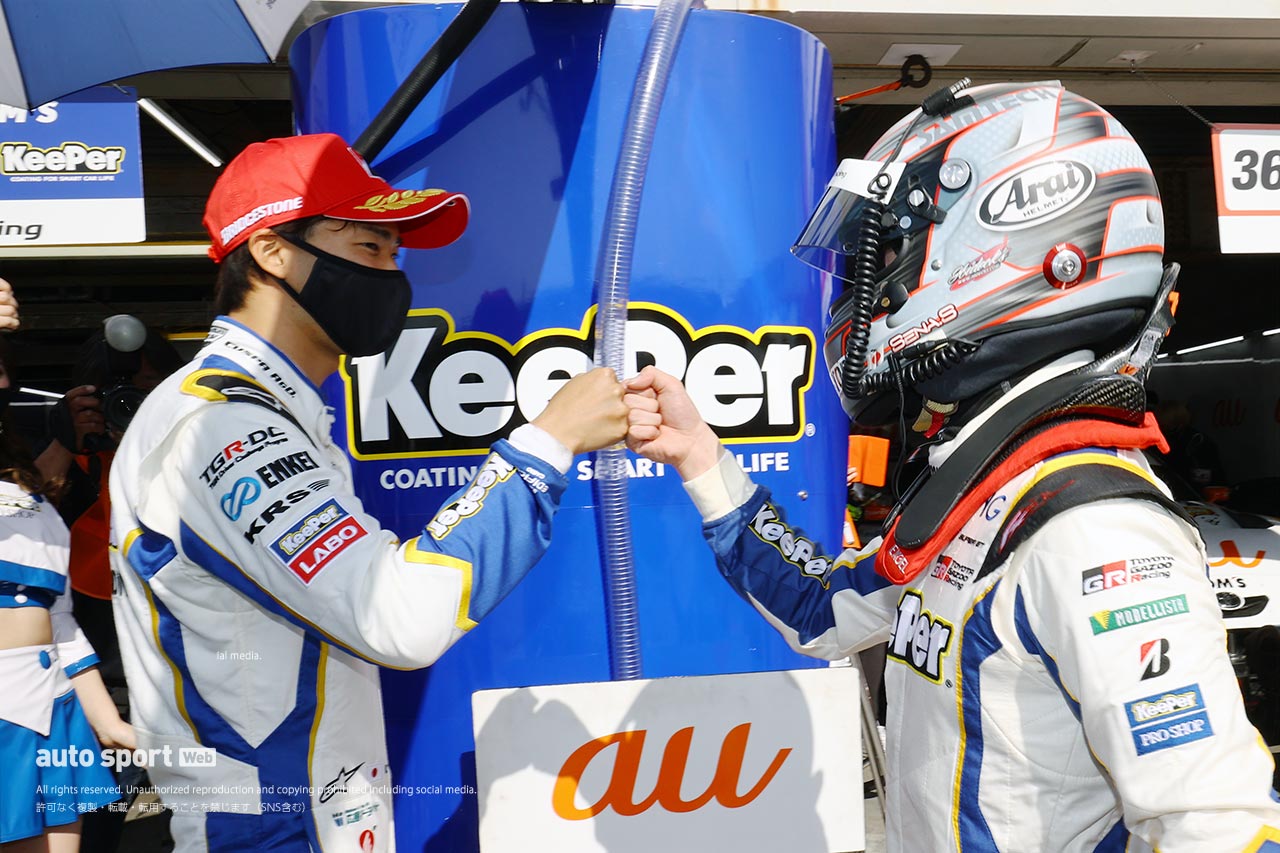 2021スーパーGT第1戦岡山　KeePer TOM’S GR Supra（平川亮／阪口晴南）