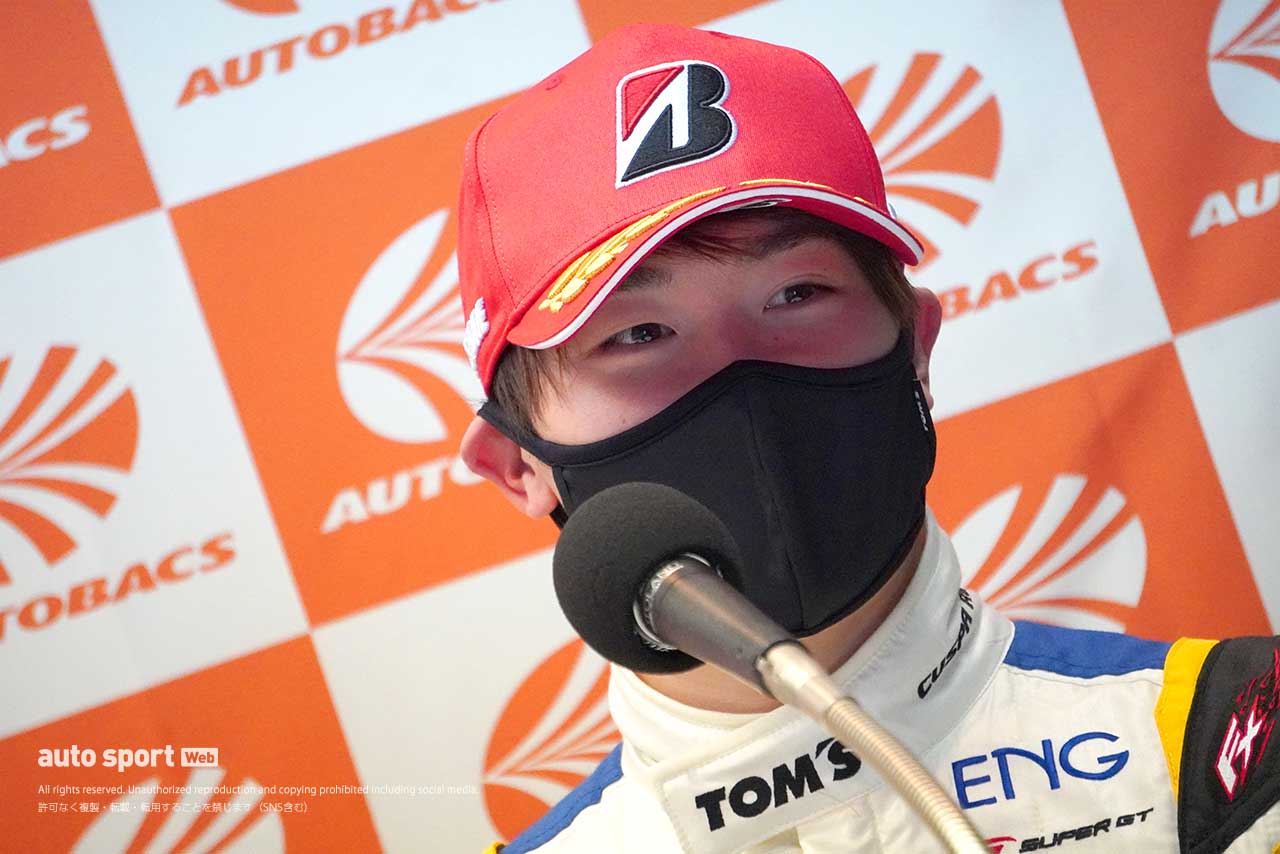 2021スーパーGT第1戦岡山　阪口晴南（KeePer TOM’S GR Supra）