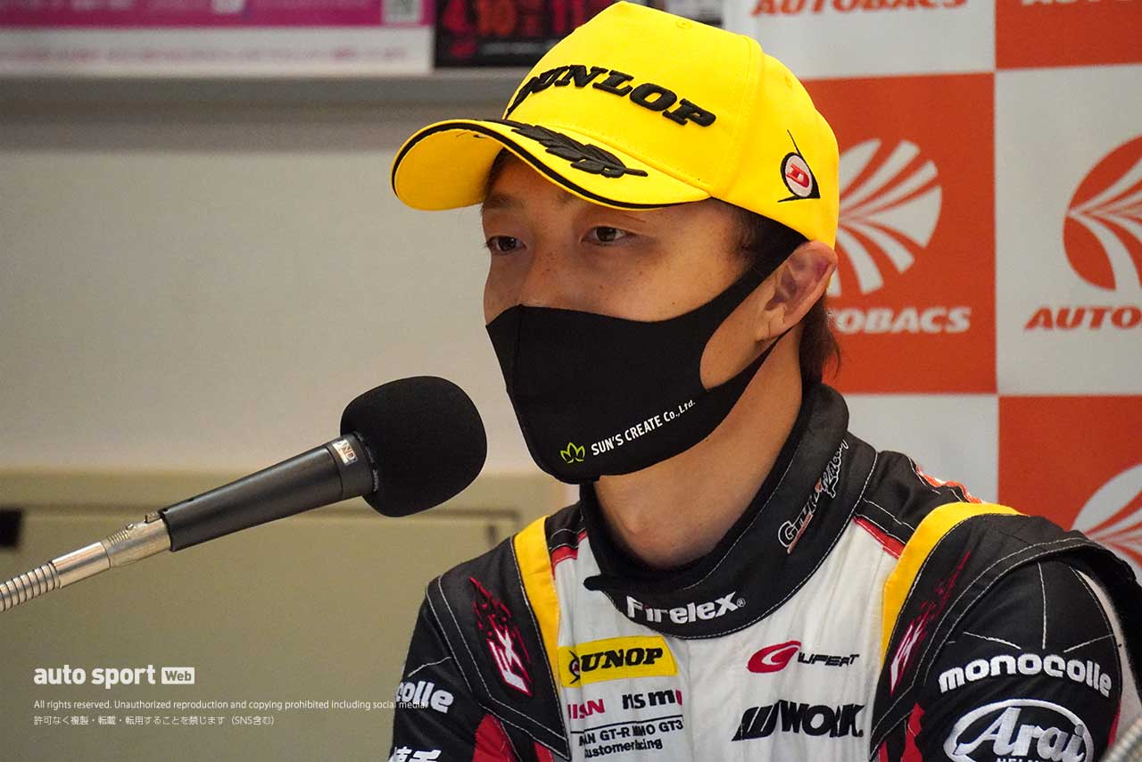 2021スーパーGT第1戦岡山　安田裕信（GAINER TANAX GT-R）