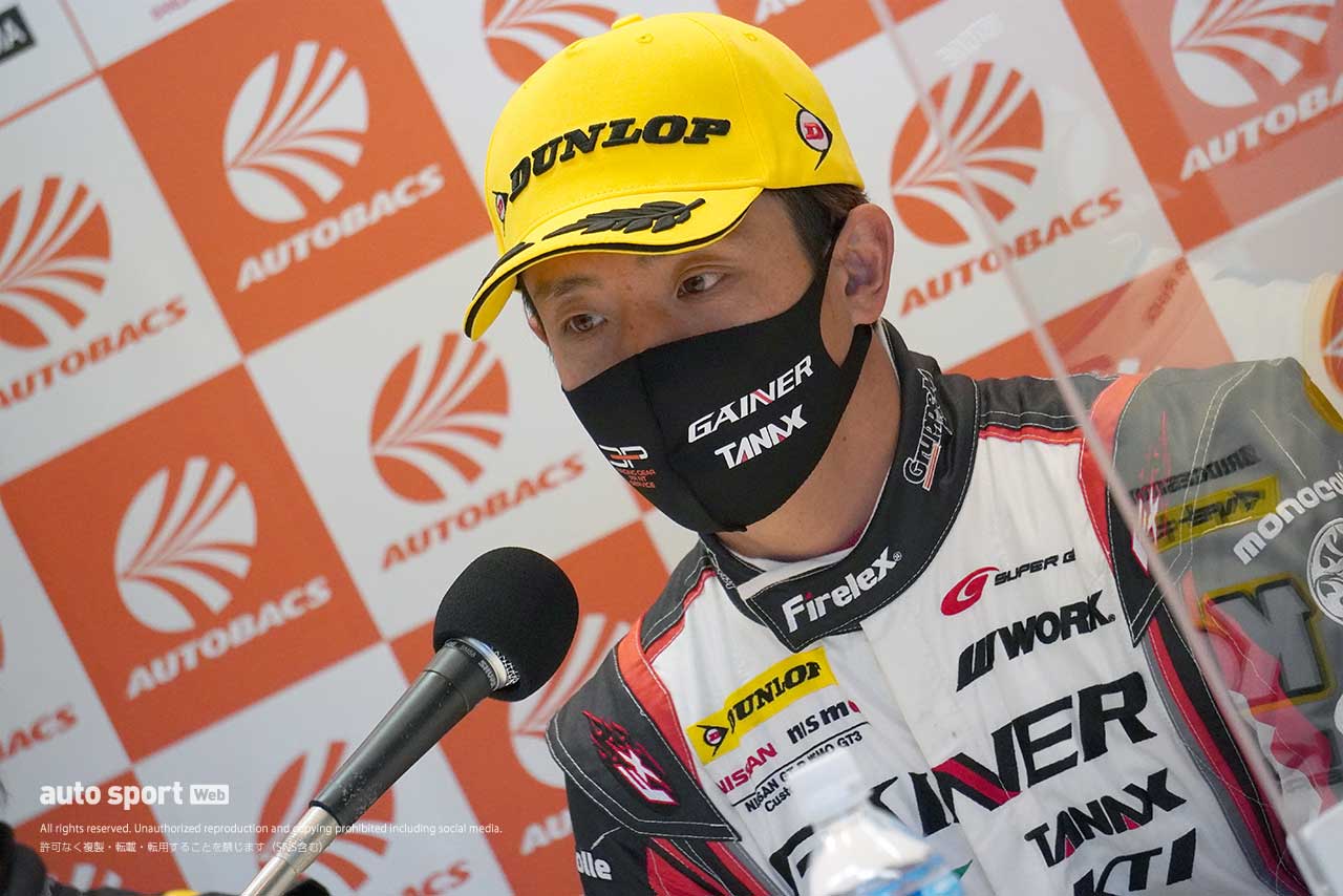 2021スーパーGT第1戦岡山　平中克幸（GAINER TANAX GT-R）