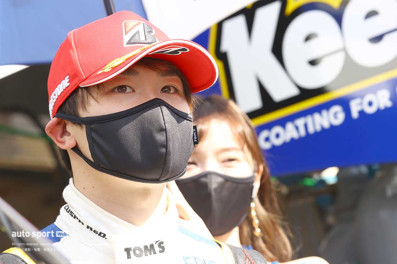 2021スーパーGT第1戦岡山　阪口晴南（KeePer TOM’S GR Supra）