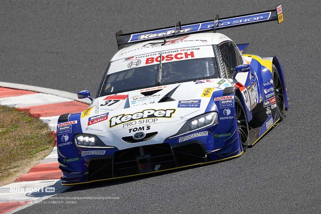 2021スーパーGT第1戦岡山　KeePer TOM’S GR Supra（平川亮／阪口晴南）