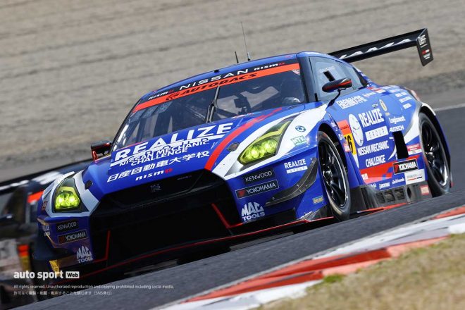 2021スーパーGT第1戦岡山を制したリアライズ日産自動車大学校 GT-R（藤波清斗／ジョアオ・パオロ・デ・オリベイラ）