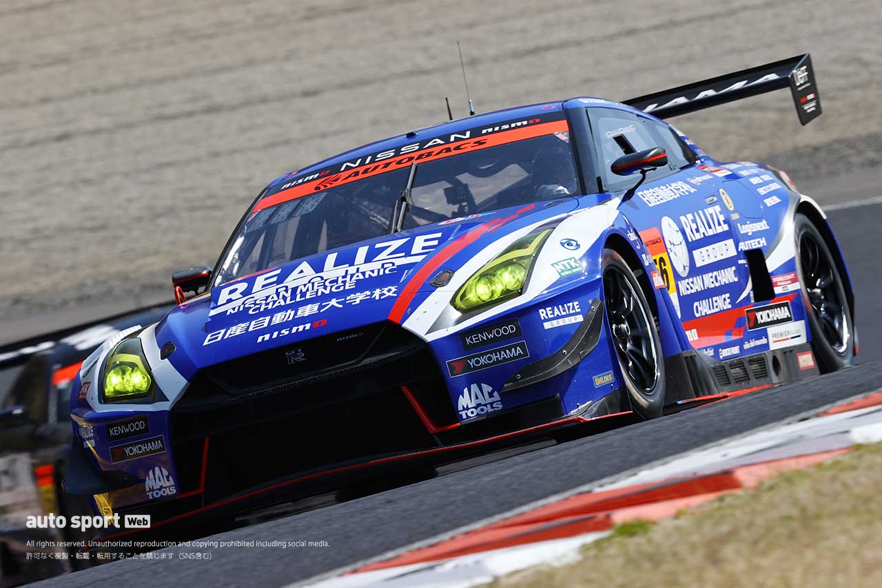 2021スーパーGT第1戦岡山を制したリアライズ日産自動車大学校 GT-R（藤波清斗／ジョアオ・パオロ・デ・オリベイラ）