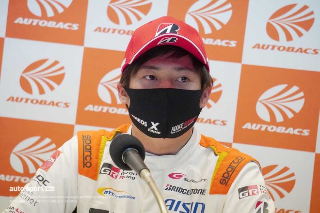 2021スーパーGT第1戦岡山　大嶋和也（ENEOS X PRIME GR Supra）