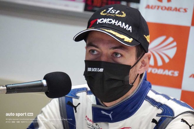 2021スーパーGT第1戦岡山　ジョアオ・パオロ・デ・オリベイラ（リアライズ日産自動車大学校 GT-R）