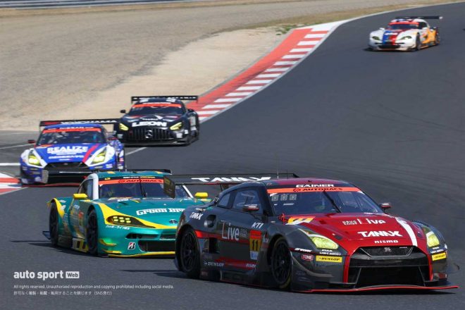 2021スーパーGT第1戦岡山　GAINER TANAX GT-Rを先頭にしたトップ争い