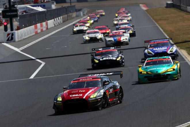 2021スーパーGT第1戦岡山　GAINER TANAX GT-R（平中克幸／安田裕信）