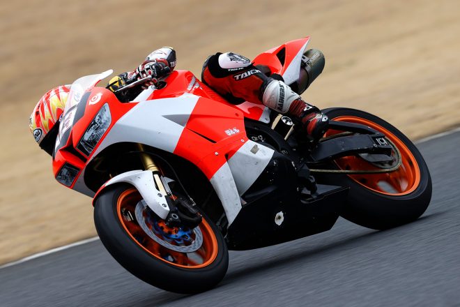 ホンダCBR600RRを駆る羽田太河（AGR Team）