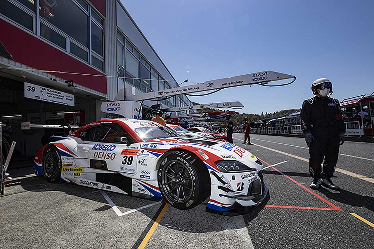2021スーパーGT第1戦岡山　DENSO KOBELCO SARD GR Supra（ヘイキ・コバライネン／中山雄一）