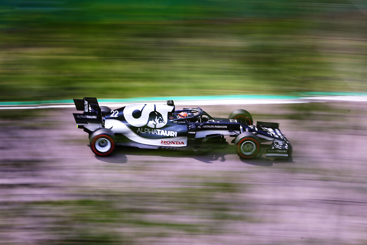 2021年F1第2戦エミリア・ロマーニャGP　角田裕毅（アルファタウリ・ホンダ）