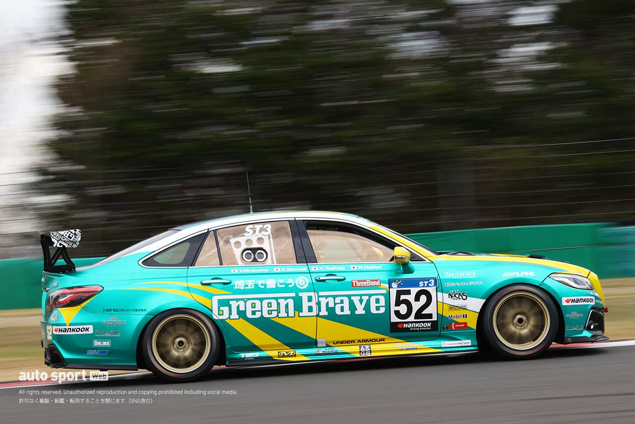 第2戦SUGOを制した埼⽟トヨペット GB クラウンRS（服部尚貴／吉⽥広樹／川合孝汰／平沼貴之）