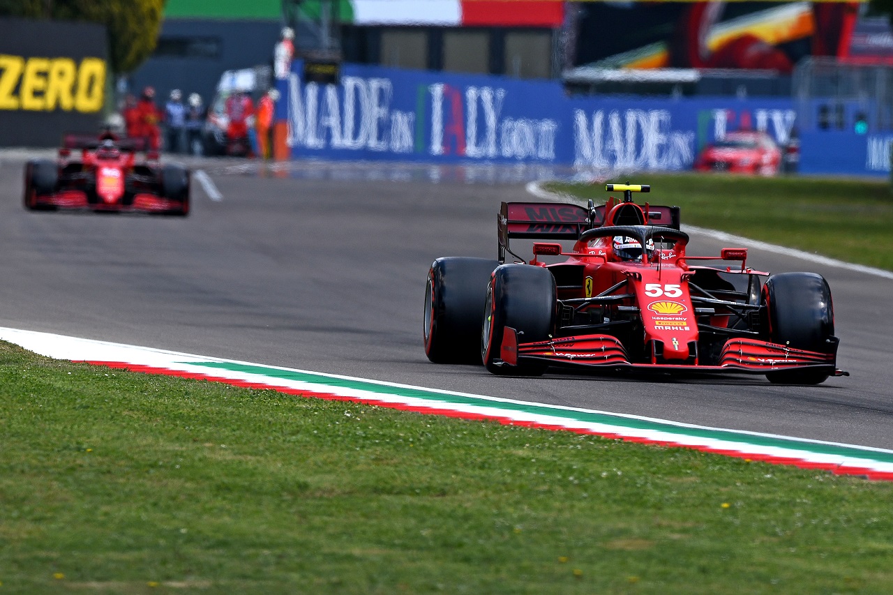 2021年F1第2戦エミリア・ロマーニャGP　カルロス・サインツJr.（フェラーリ）