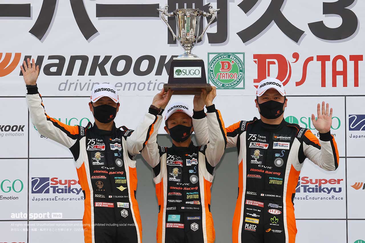 ST-TCRクラスを制したおとぎの国 CIVIC TCR 塚田利郎／蘇武善和／霜野誠友