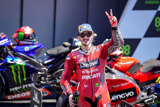2021年MotoGP第3戦ポルトガルGP決勝2位　フランセスコ・バニャイア（ドゥカティ・レノボ・チーム）