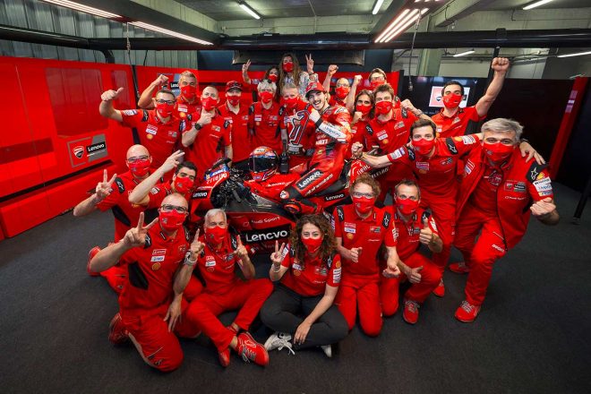 2021年MotoGP第3戦ポルトガルGP決勝2位 フランセスコ・バニャイア(ドゥカティ・レノボ・チーム)