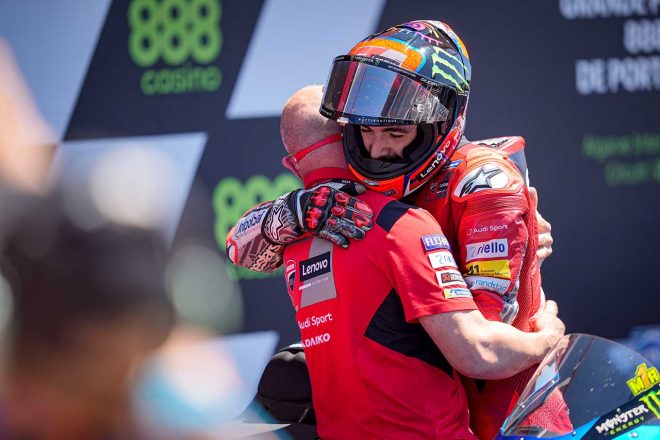 2021年MotoGP第3戦ポルトガルGP決勝2位 フランセスコ・バニャイア(ドゥカティ・レノボ・チーム)