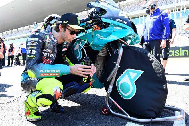 2021年MotoGP第3戦ポルトガルGP決勝グリッド　バレンティーノ・ロッシ（ペトロナス・ヤマハSRT）