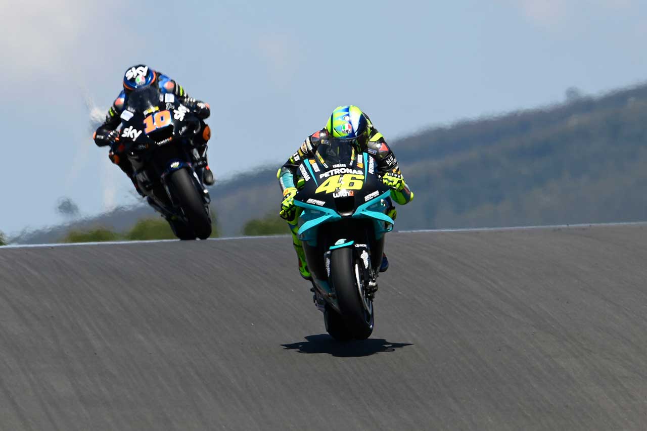 2021年MotoGP第3戦ポルトガルGP決勝　バレンティーノ・ロッシ（ペトロナス・ヤマハSRT）