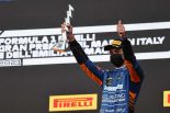 2021年F1第2戦エミリア・ロマーニャGP　3位表彰台を獲得したランド・ノリス（マクラーレン）