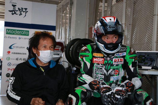 東村伊佐三（信州活性プロジェクトTeam長野）／2021年全日本ロード第2戦鈴鹿2&4レース JSB1000 ART走行