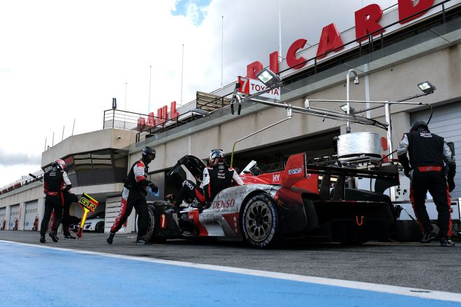 耐久テストを行うトヨタGR010ハイブリッド 2021年4月ポール・リカール