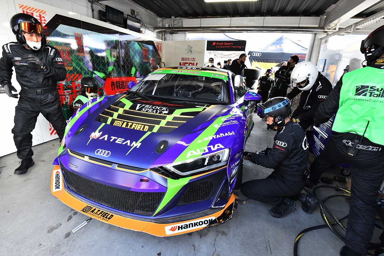 エヴァRT初号機 アウディR8 LMS GT4