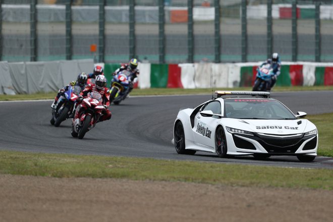 セーフティカーラン／2021年全日本ロード第2戦鈴鹿2&4レース JSB1000 レース1