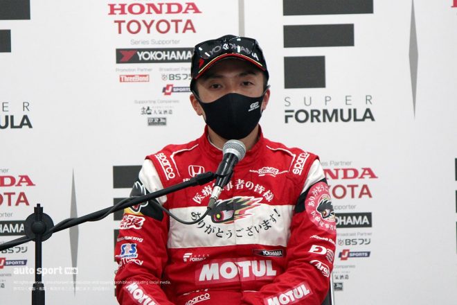 2021スーパーフォーミュラ第2戦鈴鹿　予選2番手につけた野尻智紀（TEAM MUGEN）