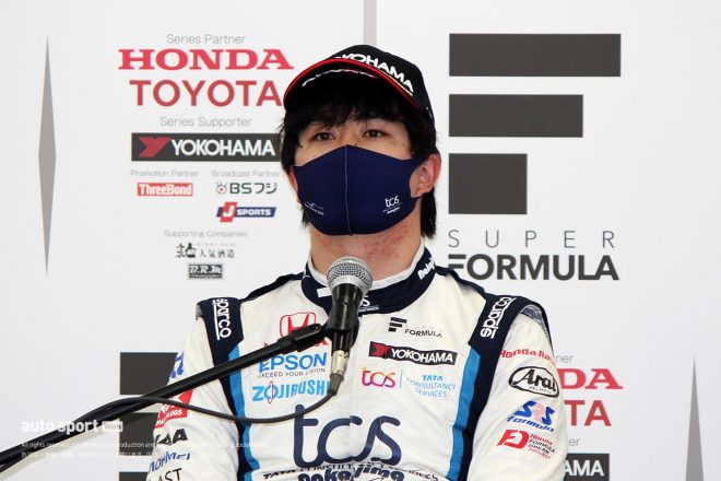 2021スーパーフォーミュラ第2戦鈴鹿　予選3番手となった大湯都史樹（TCS NAKAJIMA RACING）