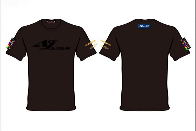 関口雄飛とエースジャパンのコラボレーションTシャツ