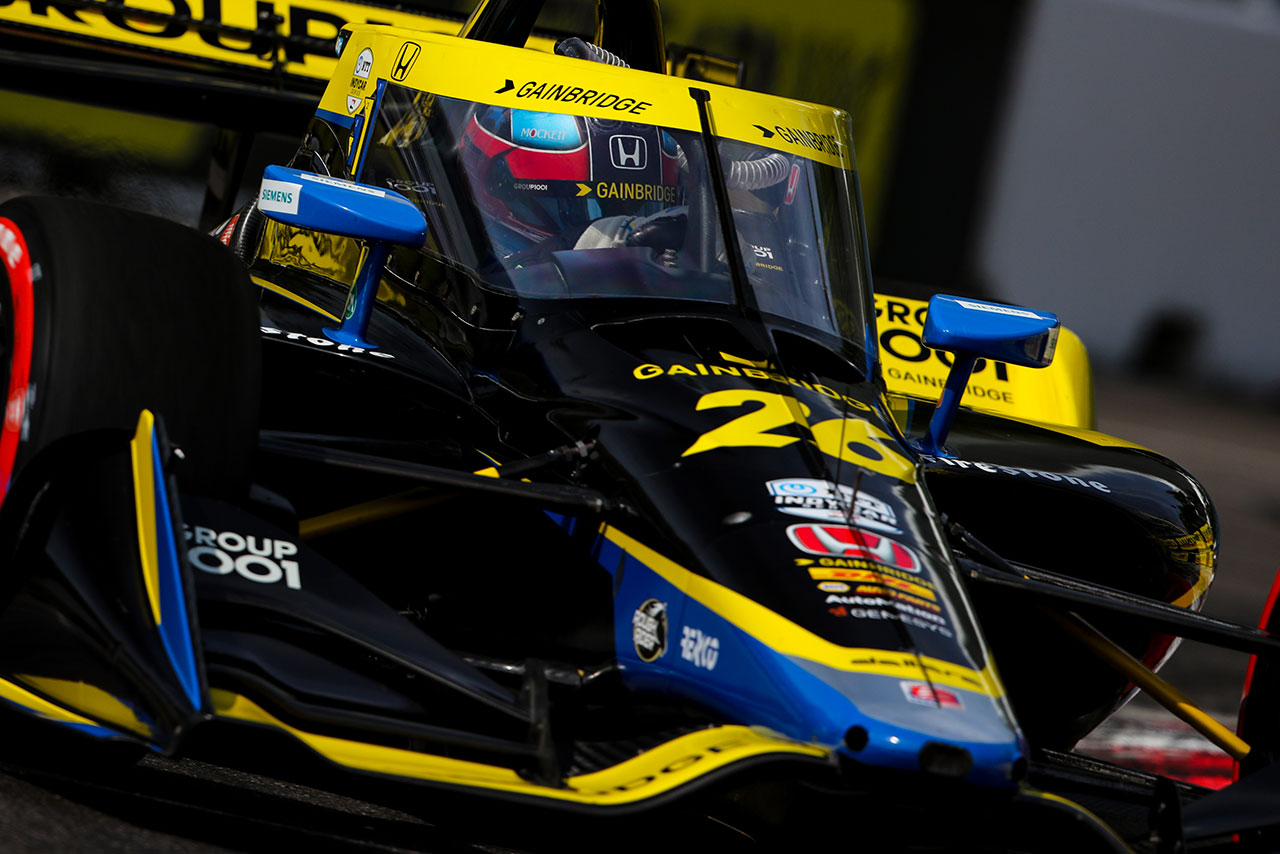 通算5度目のポールポジションを獲得したコルトン・ハータ