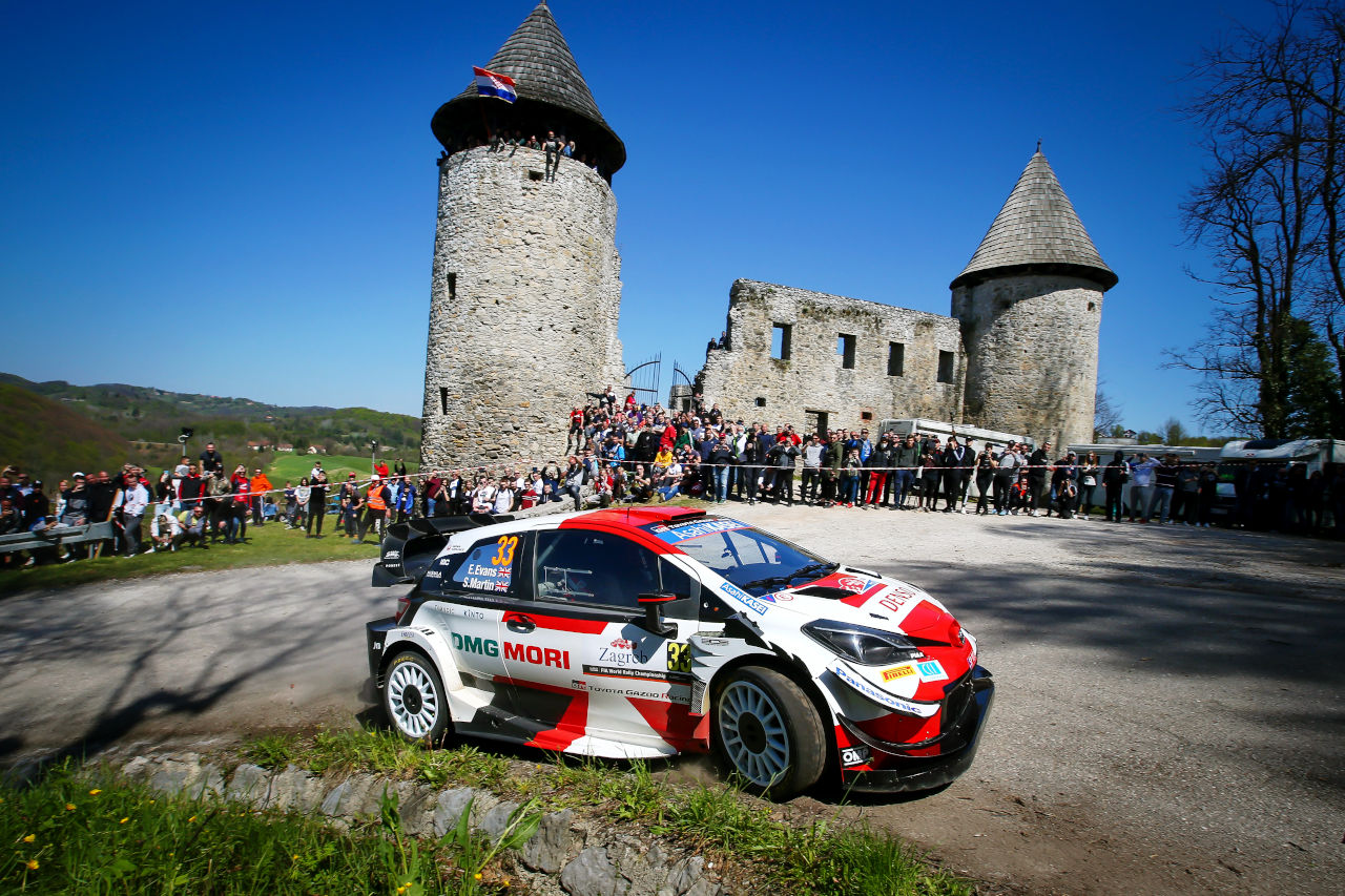 エルフィン・エバンス（トヨタ・ヤリスWRC）　　2021年WRC第3戦クロアチア