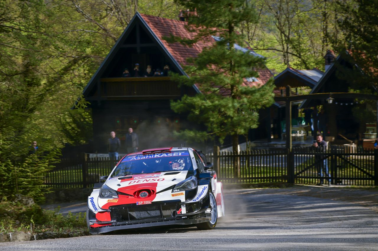 勝田貴元（トヨタ・ヤリスWRC）　　2021年WRC第3戦クロアチア