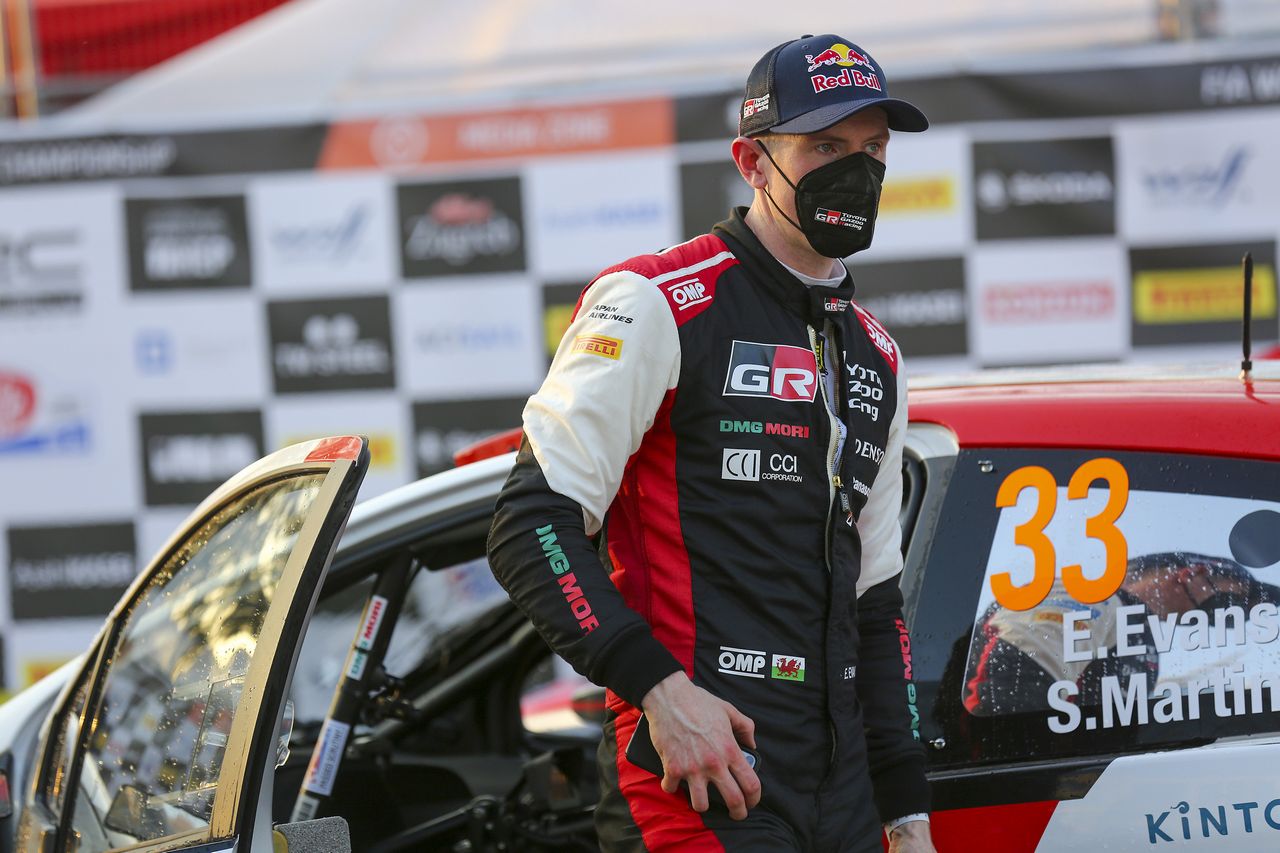 エルフィン・エバンス（トヨタ・ヤリスWRC）　2021年WRC第3戦クロアチア