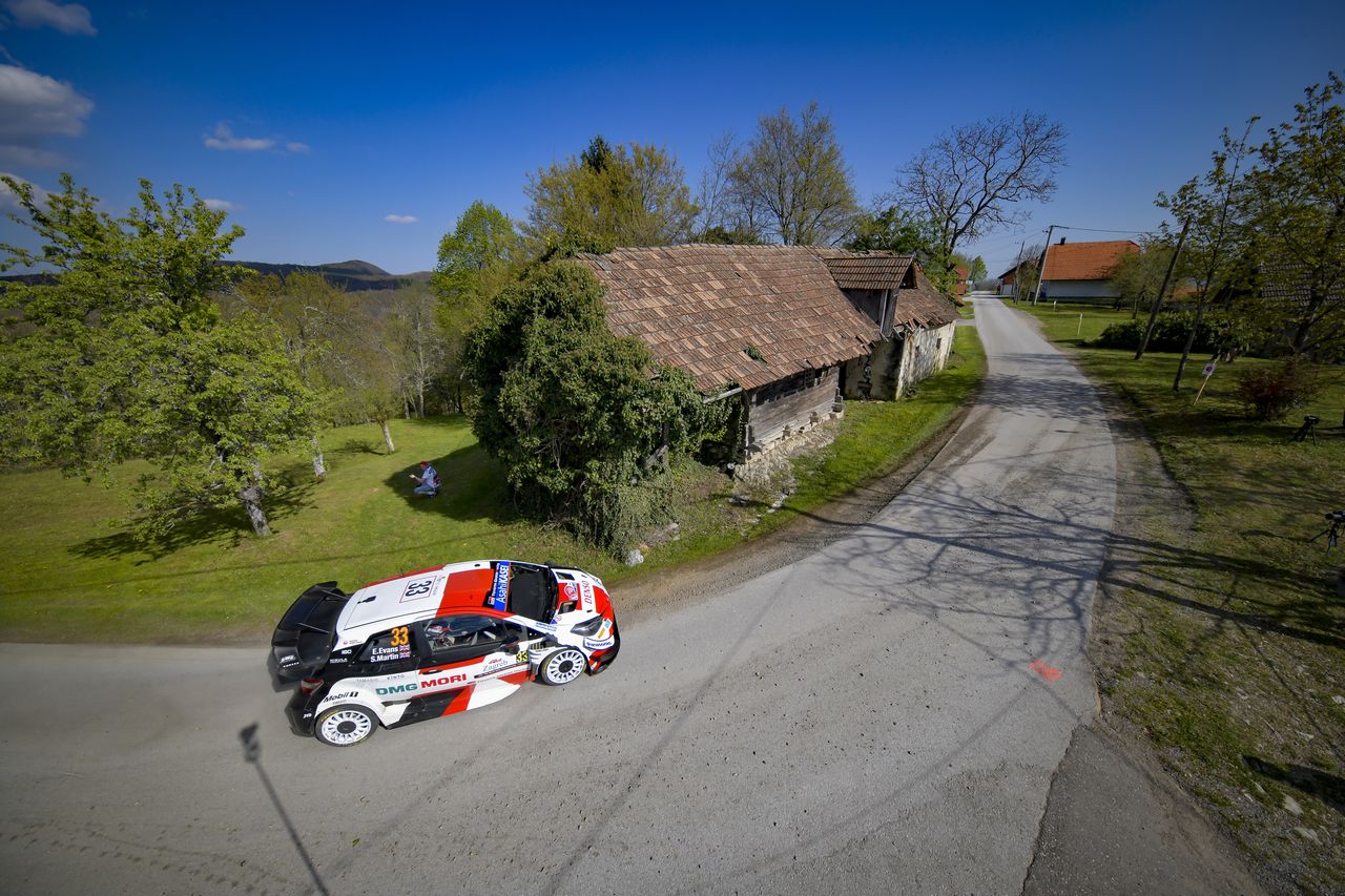 エルフィン・エバンス（トヨタ・ヤリスWRC）　2021年WRC第3戦クロアチア
